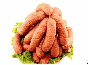 网红吃瓜红肠图片高清大图